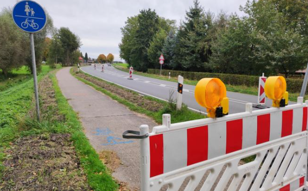 Sperrung Geh- und Radweg am Flutkanal 22.08. – 25.08.2025 (teilweise Sperrung)