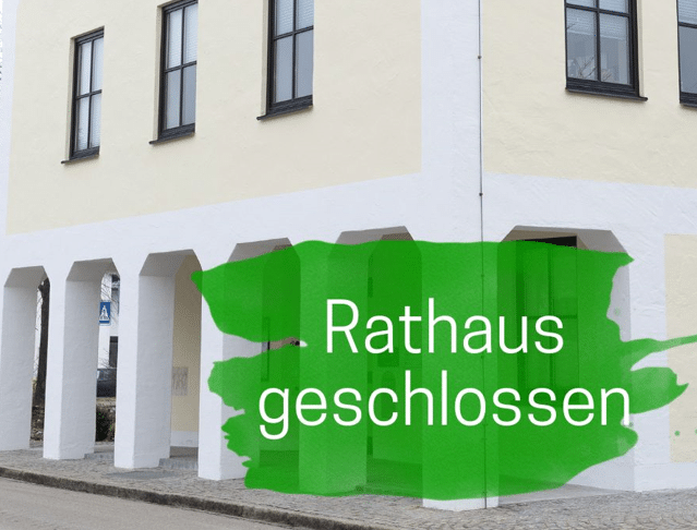 Rathaus am Montag, den 9. März 2026 geschlossen